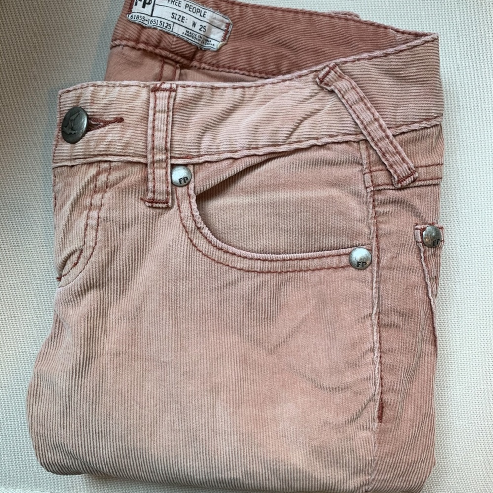 Free People Skinny 5 Pocket Corduroy Pants